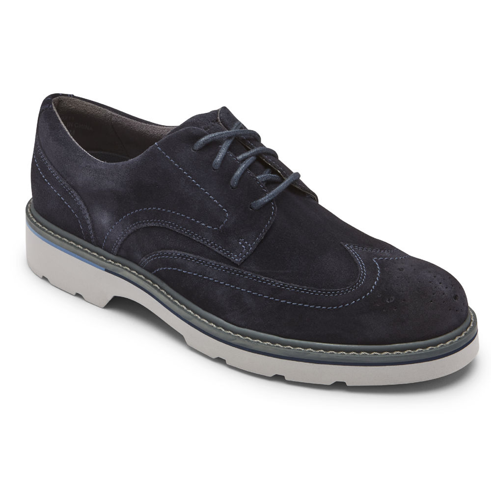 Rockport Sneakers For Mens Navy - Charlee Waterproof Wingtip - CH7802346